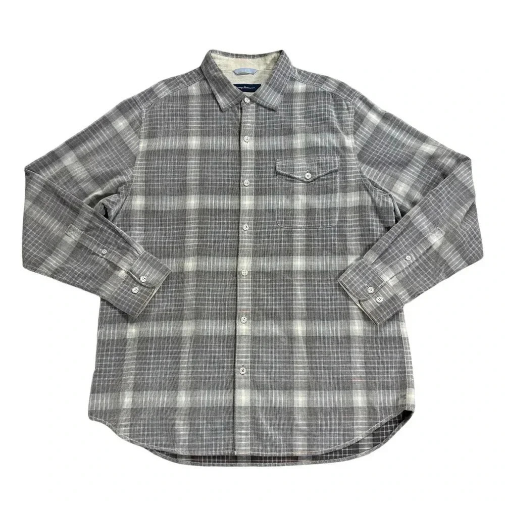 Tommy Bahama Plaid Long Sleeve Button Down Shirt